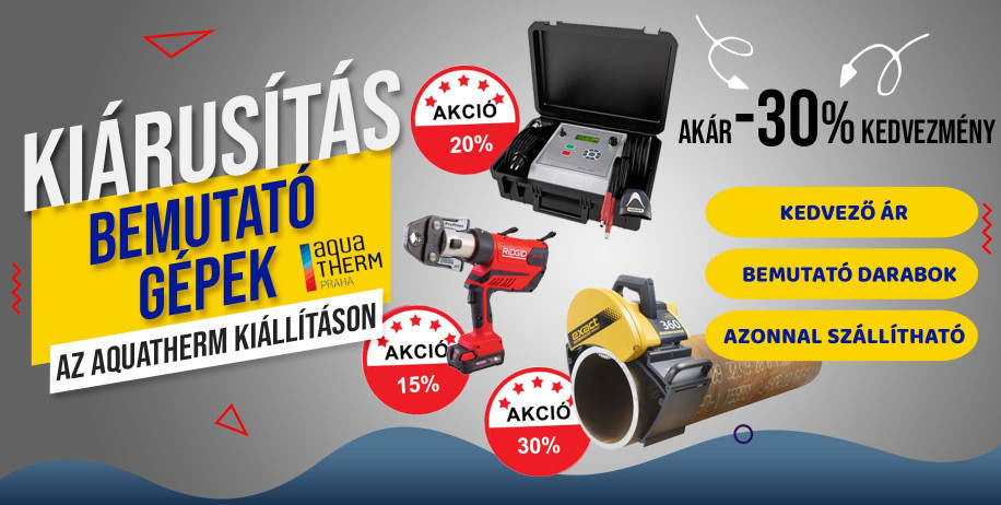 BEMUTATÓ GÉPEK kiárusítása